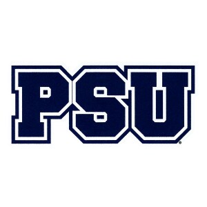 vinyl decal outlined block letters PSU